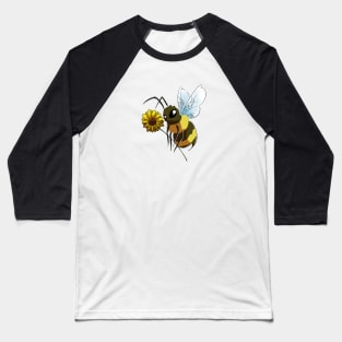 Sweet Bee Giving You Flower Baseball T-Shirt